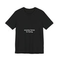 anyway here's to trying tee